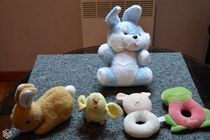 Cinq tr�s belles peluches diverses et autres vintage 0 M�rignies (59)