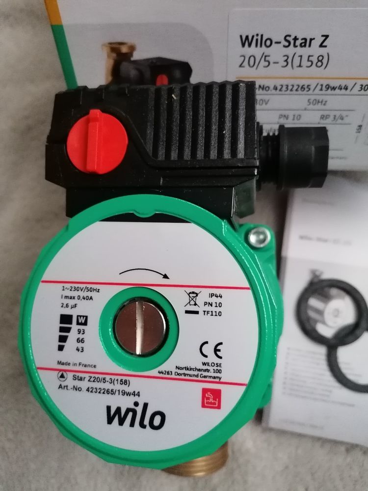 Circulateur wilo star z 20/5-3 (158) 0 Paris 1 (75)