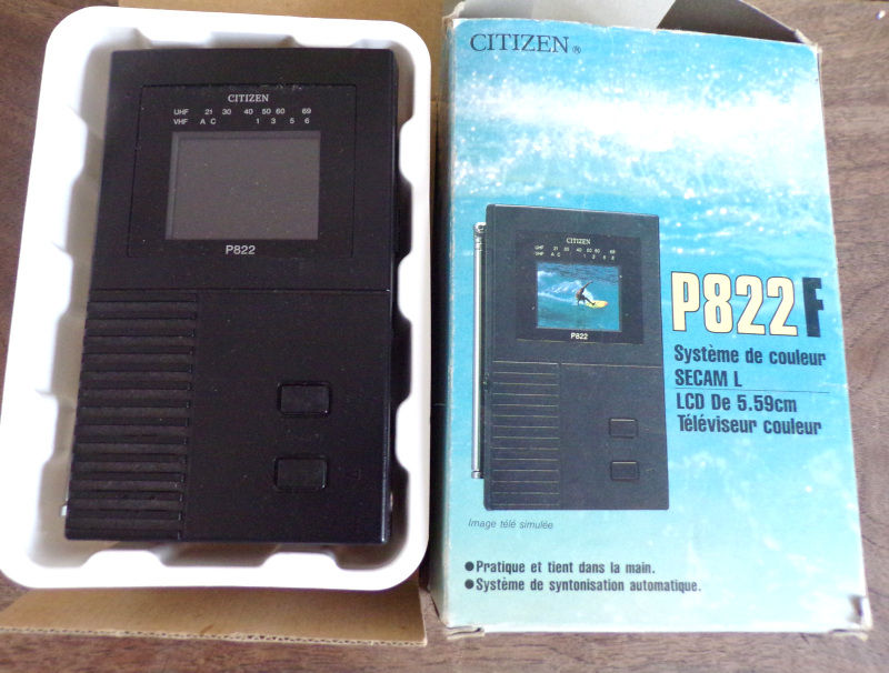 Citizen pocket LCD Colour TV P822F analogue TV 40 Laval (53)
