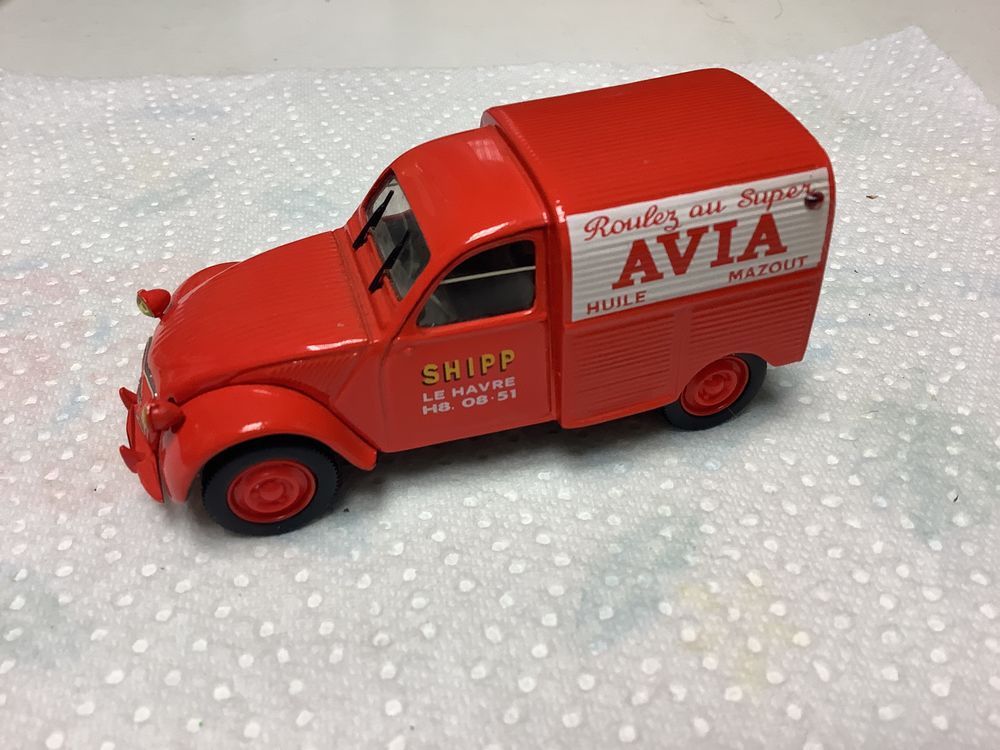 CITRO�N 2CV AZU AVIA FOURGONNETTE 1/43 voiture miniature 9 Al�s (30)