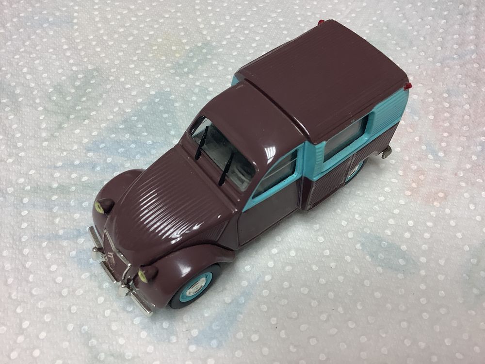 CITRO�N 2CV AZUL FOURGONNETTE 1/43 voiture miniature. 9 Al�s (30)