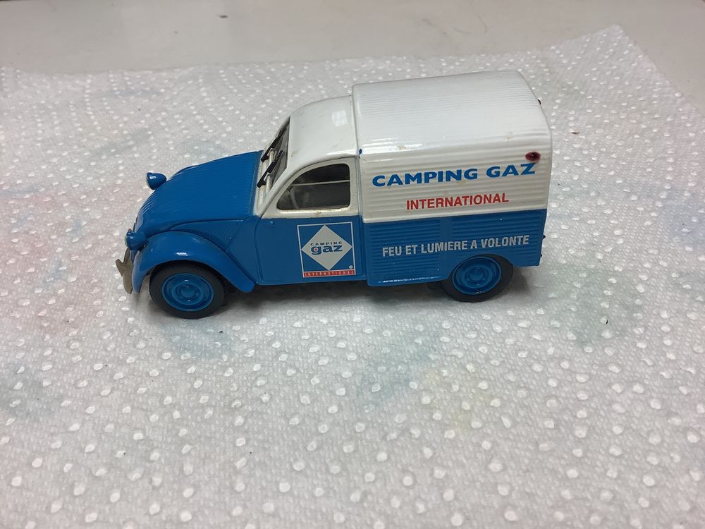 CITRO�N 2CV AZU FOURGONNETTE CAMPING GAZ 1/43 voiture miniat 9 Al�s (30)