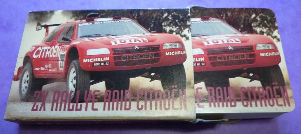 CITRO�N ZX RALLYE RAID - Jeu de cartes publicitaire 10 Paris 13 (75)