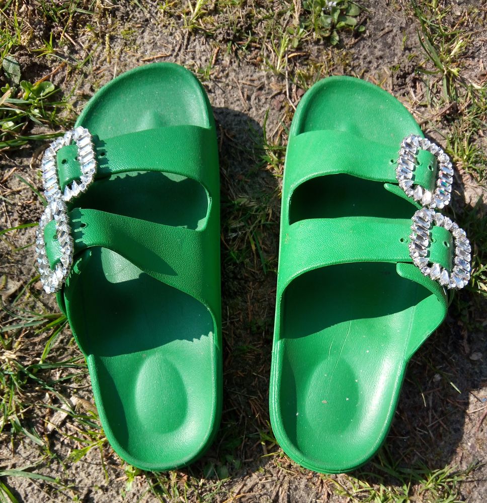 claquette verte taille 41 5 Beauchamp (95)