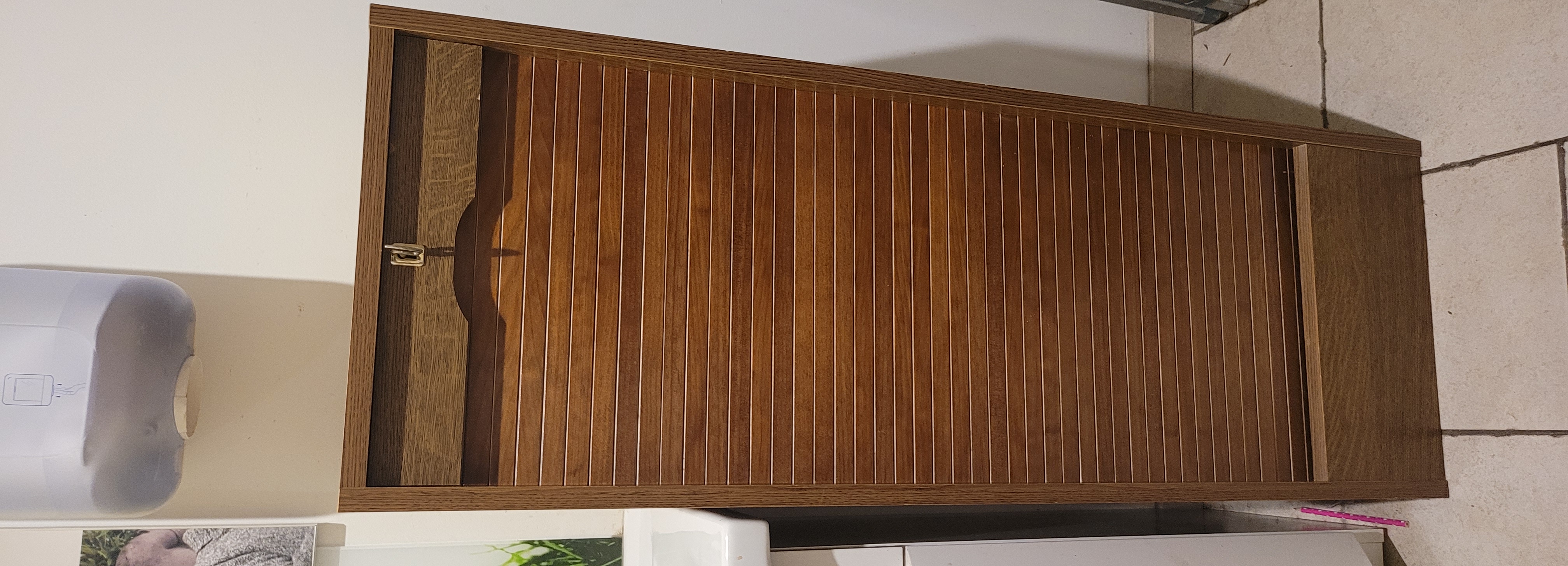 Classeur bois � rideau H 117 cm 120 Limay (78)