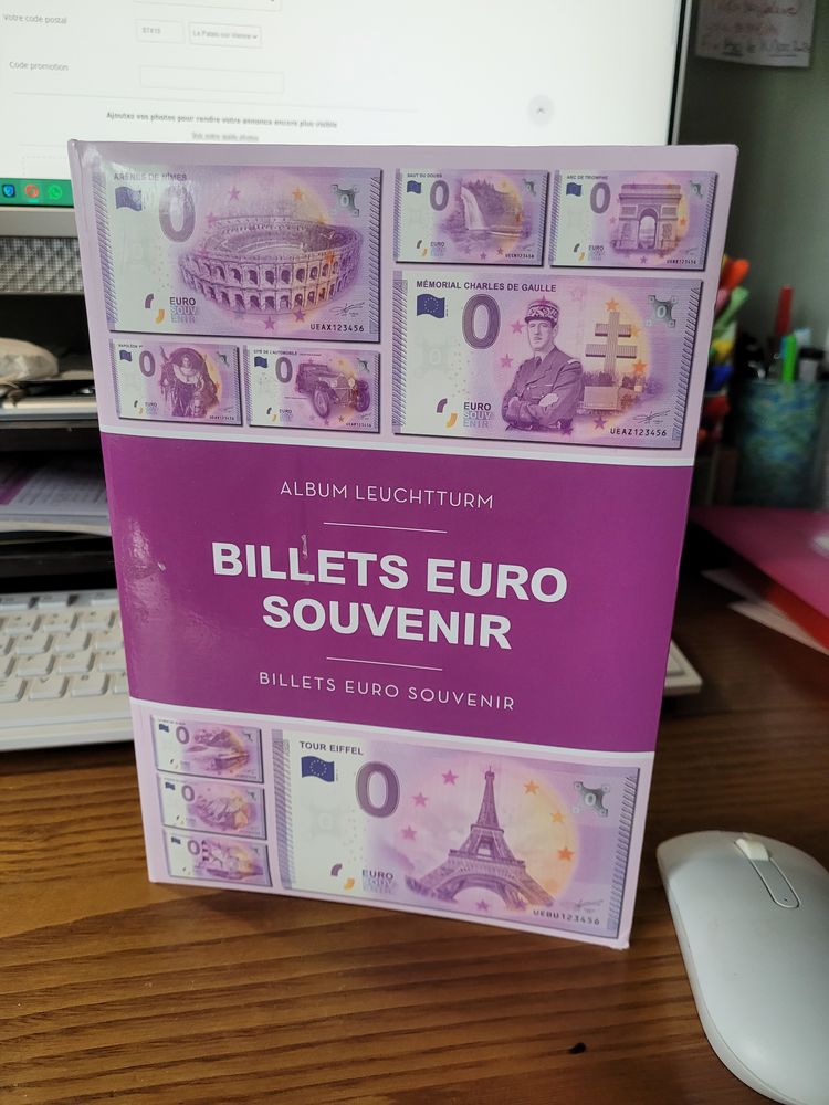 Classeur  Collection de Billets touristiques 15 Le Palais-sur-Vienne (87)