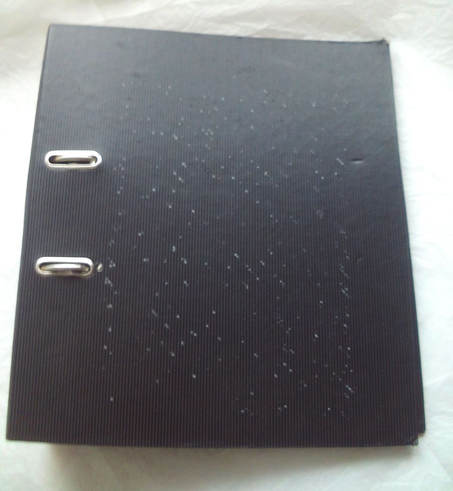 Classeur � levier noir mouchet� blanc 1 Villeurbanne (69)