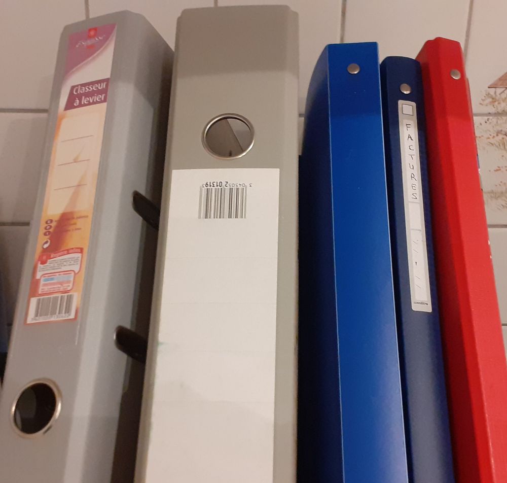 Lot de classeurs 2 trous et 4 trous dont 1 creek 4 Frontignan (34)