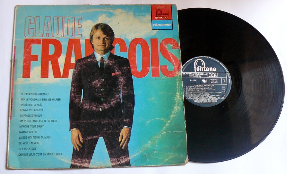 LP Claude FRANCOIS : Si j'avais un marteau - Fontana 6 Argenteuil (95)