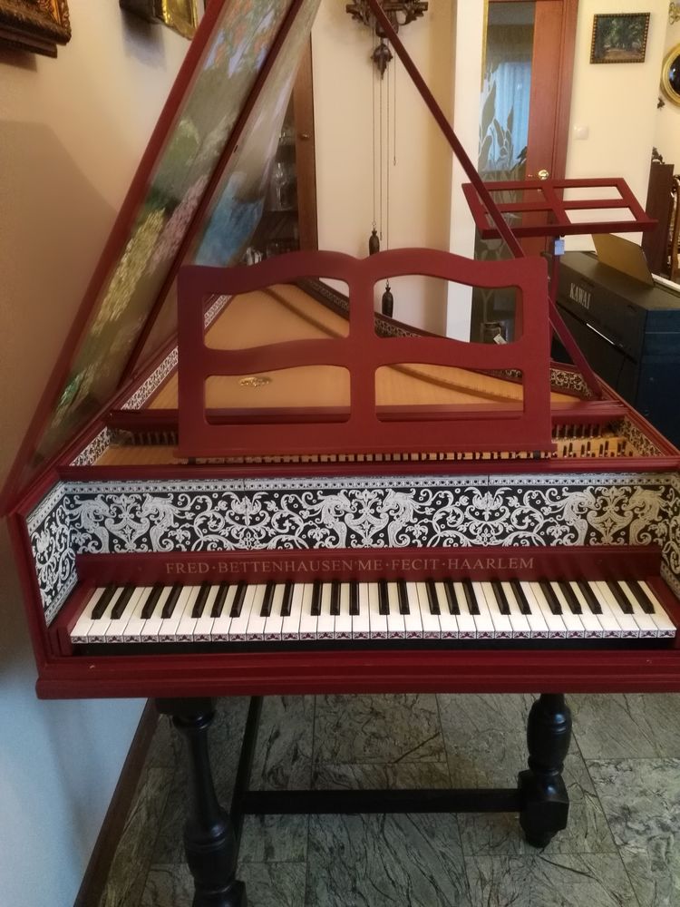 Clavecin, copie contemporaine d'apr�s Ruckers, 1612 9000 Paris 2 (75)