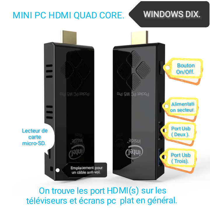 Pc et son clavier azerty Bluetooth miniature. 61 Viry-Ch�tillon (91)