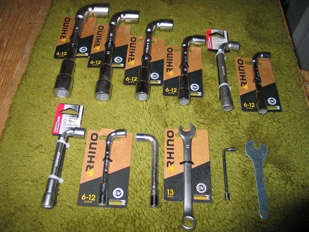 Cl�s � pipe d�bouch�es neuves chrome-vanadium � vie 3 Quincy-sous-S�nart (91)