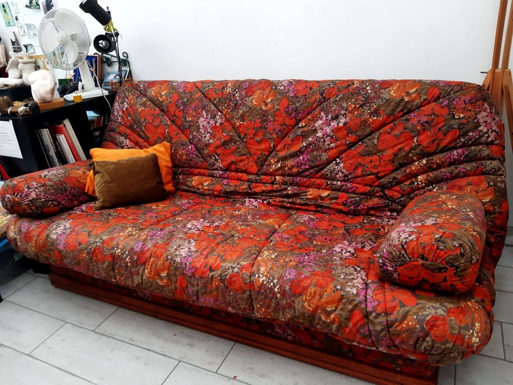 Clic clac convertible  lit 140cm Housse imprim�e 95 Saint-Genis-Laval (69)