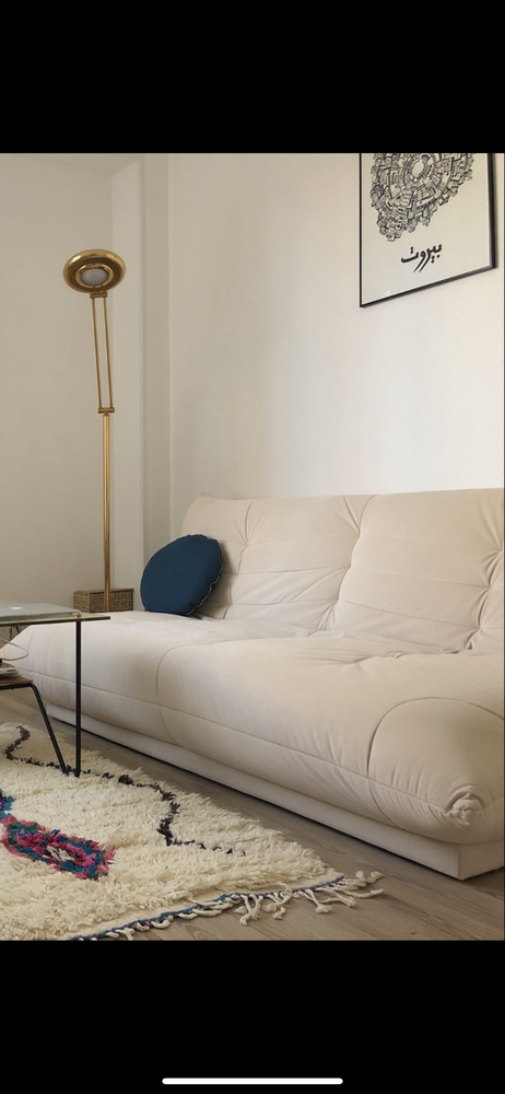 Clic clac velour cr�me (style Togo) 350 Saint-Ouen (93)