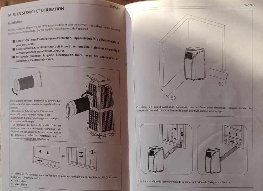 Climatiseur a roulettes 200 Antibes (06)