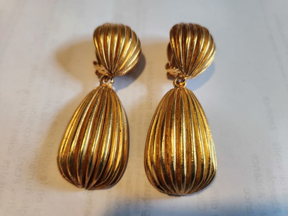 BO Clip stri�e LANVIN pendante dor�e 185 Vigneux-sur-Seine (91)