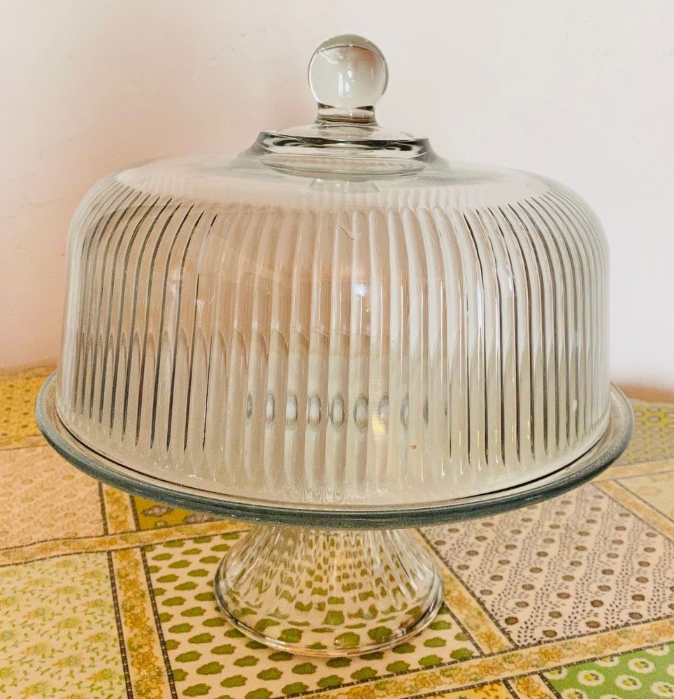 Cloche � gateaux en verre epais Anchor modele Monaco 35 Nice (06)