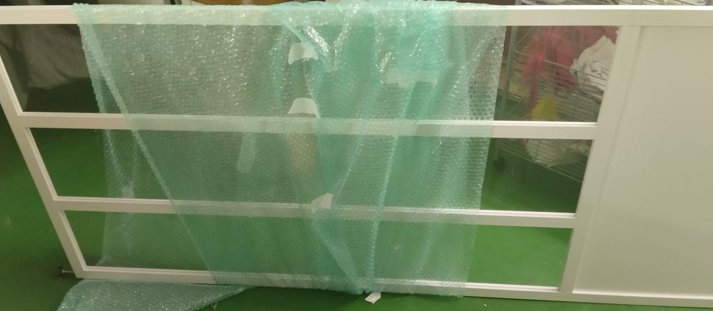 Cloison neuf avec vitre en verre 234x80 120 Combs-la-Ville (77)
