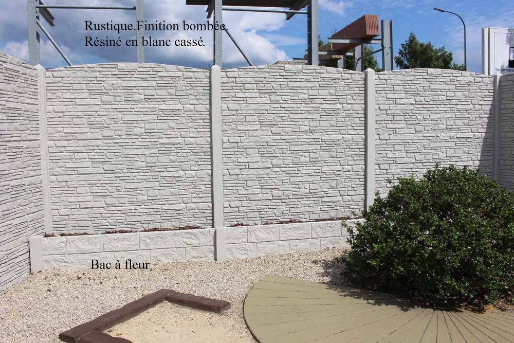 Une cl�ture en b�ton d�co. 1950 Ch�lons-en-Champagne (51)