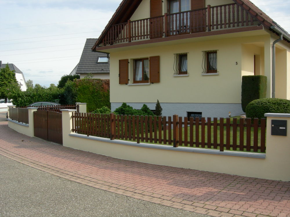 Cl�ture en bois 200 Mundolsheim (67)