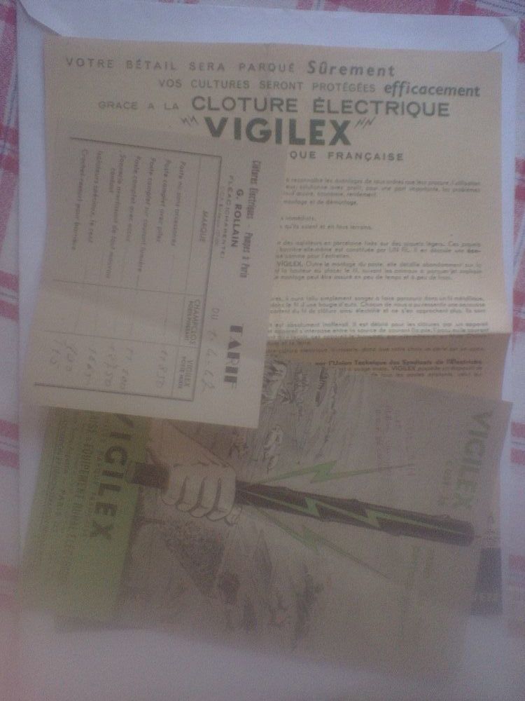 Cl�ture �lectric VIGILEX So Fran�aise �quipement rural Paris 0 N�rac (47)