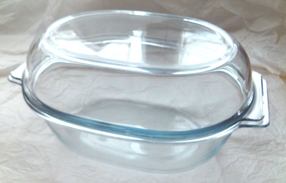 Cocotte � volaille en verre Pyrex avec poign�es 15 Villeurbanne (69)