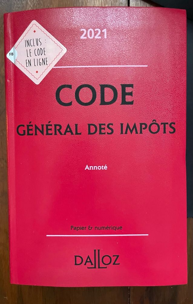 Code G�n�ral des imp�ts CGI 2021 Annot�
50 Toulouse (31)