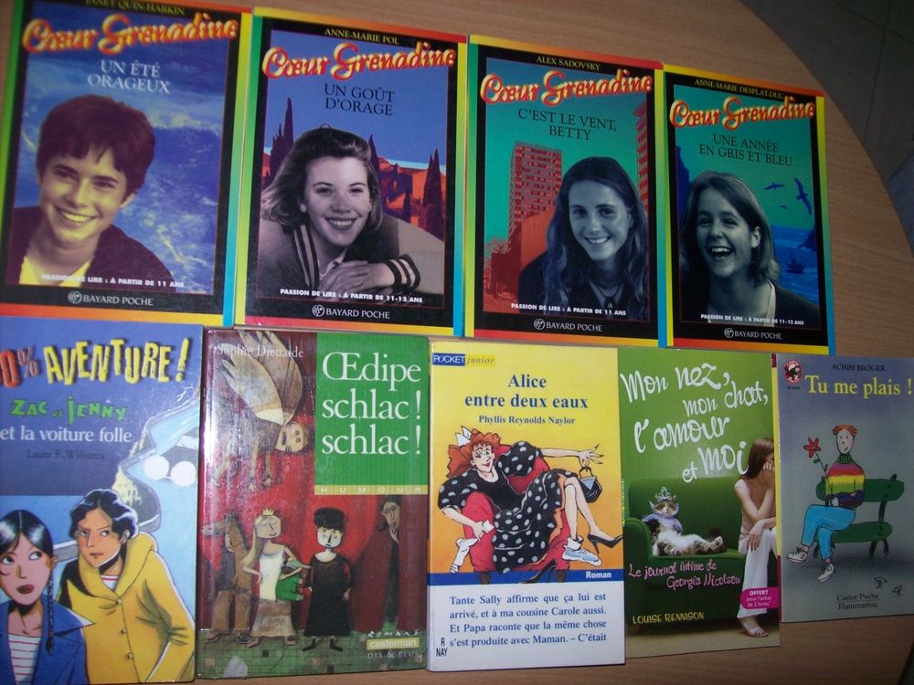 lot 30 - Coeur Grenadine, romans ADOS - zoe 1 Martigues (13)