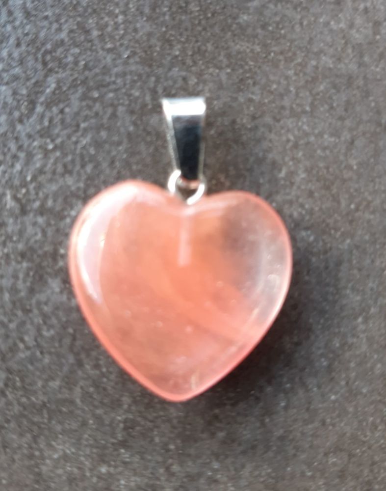 coeur pierre cornaline sur b�li�re en acier 3 La Seyne-sur-Mer (83)