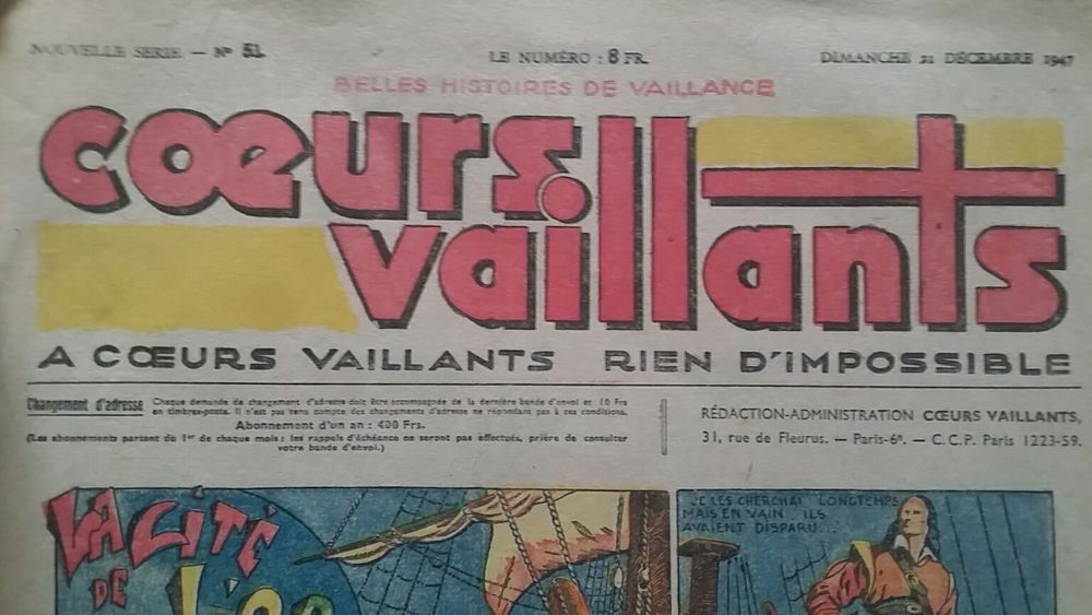  Coeurs vaillants �mes vaillantes lot bd ann�es 40-60 0 Cachan (94)