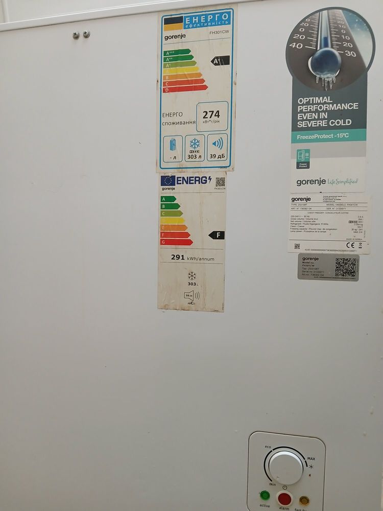 coffre congelateur Gorenje FH301CW 304 L 180 Vouh� (79)