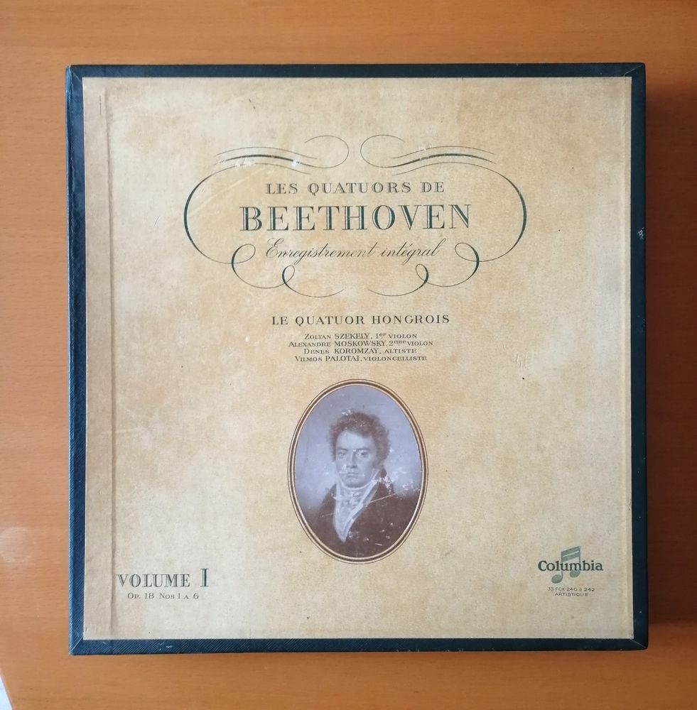 Coffret 3LPs Les quatuors de Beethoven volume I - Columbia 35 Argenteuil (95)