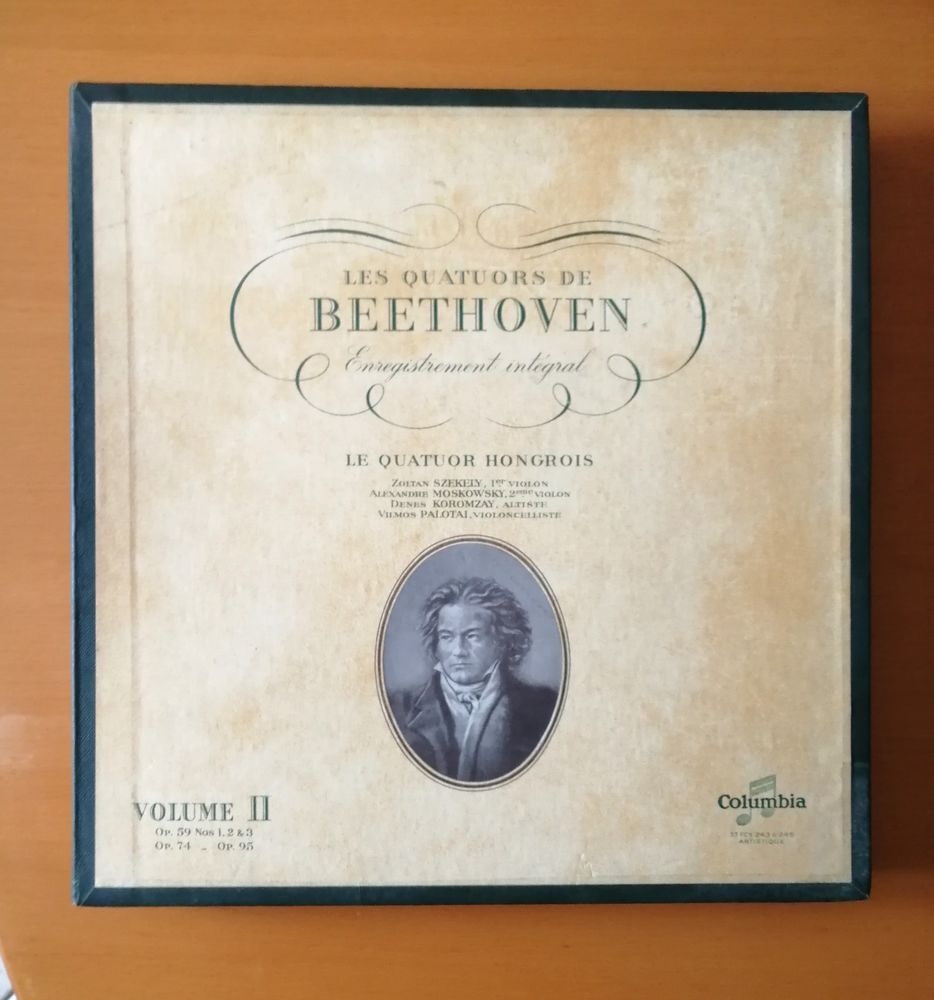 Coffret 3LPs Les quatuors de Beethoven volume II - Columbia 35 Argenteuil (95)