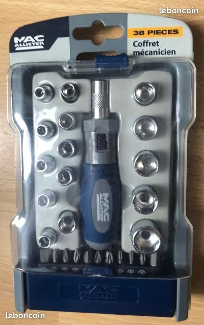 Coffret Mac Allister : embouts - douilles - manche tournevis 12 Dinan (22)