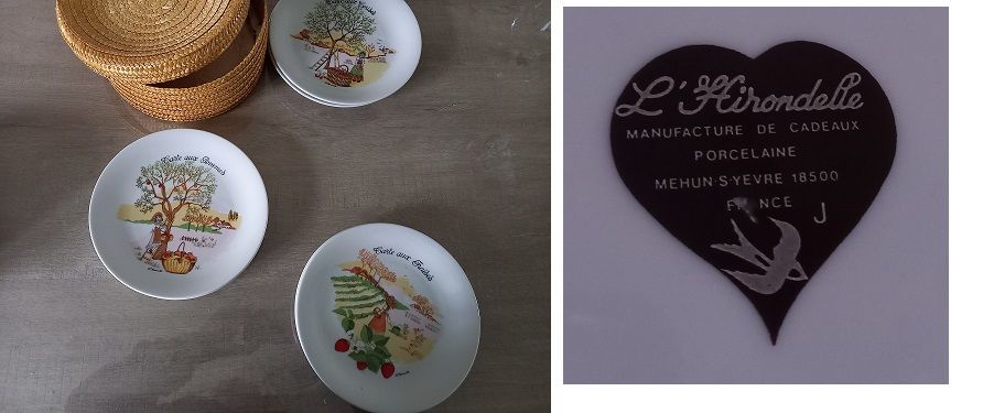 coffret de 6 assiettes � dessert 6 Ancenis (44)