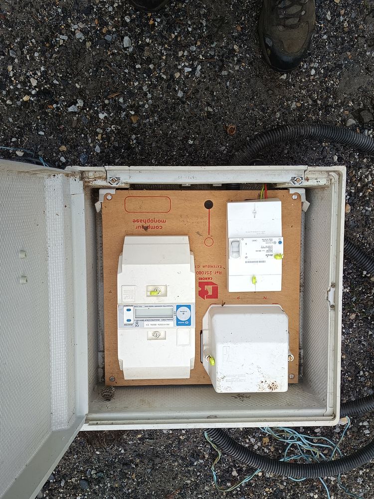 Coffret de chantier triphas� 200 M�cot-la-Plagne (73)