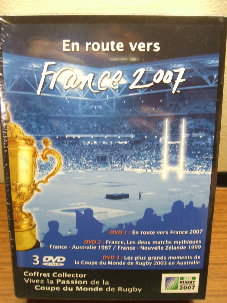 Coffret collector de 3 DVD coupes du monde de rugby
0 Reichstett (67)