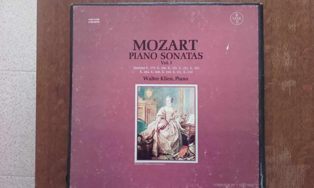 Coffret de 6 disques 33 T
MOZART 5 �tampes (91)