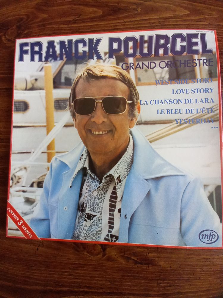 Coffret de 3 disques 33 tours FRANCK POURCEL 10 B�thencourt-sur-Mer (80)
