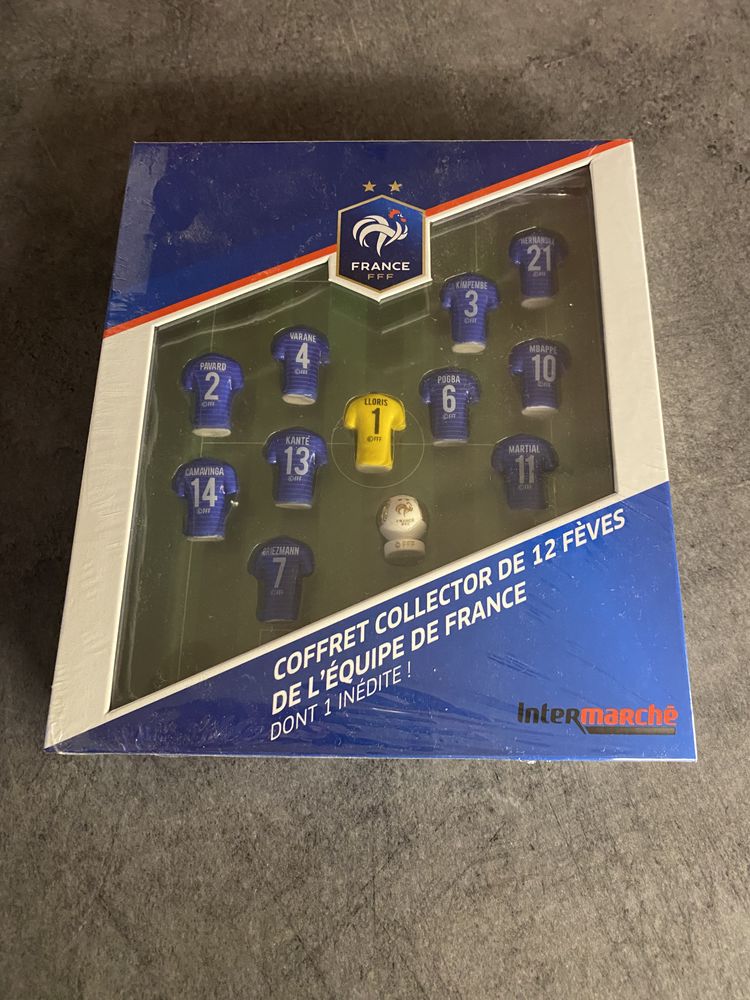 Coffret de 12 f�ves de l?�quipe de France de Football 15 Le Creusot (71)
