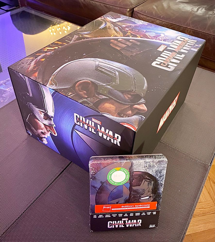 Blu Ray Coffret FNAC Captain America Civil War - mrtsteph 170 Nogent-sur-Marne (94)