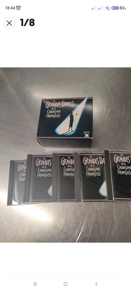 Coffret CD 'LES GRANDES DAMES DE LA CHANSON FRAN��AISE'. 10 La Seyne-sur-Mer (83)