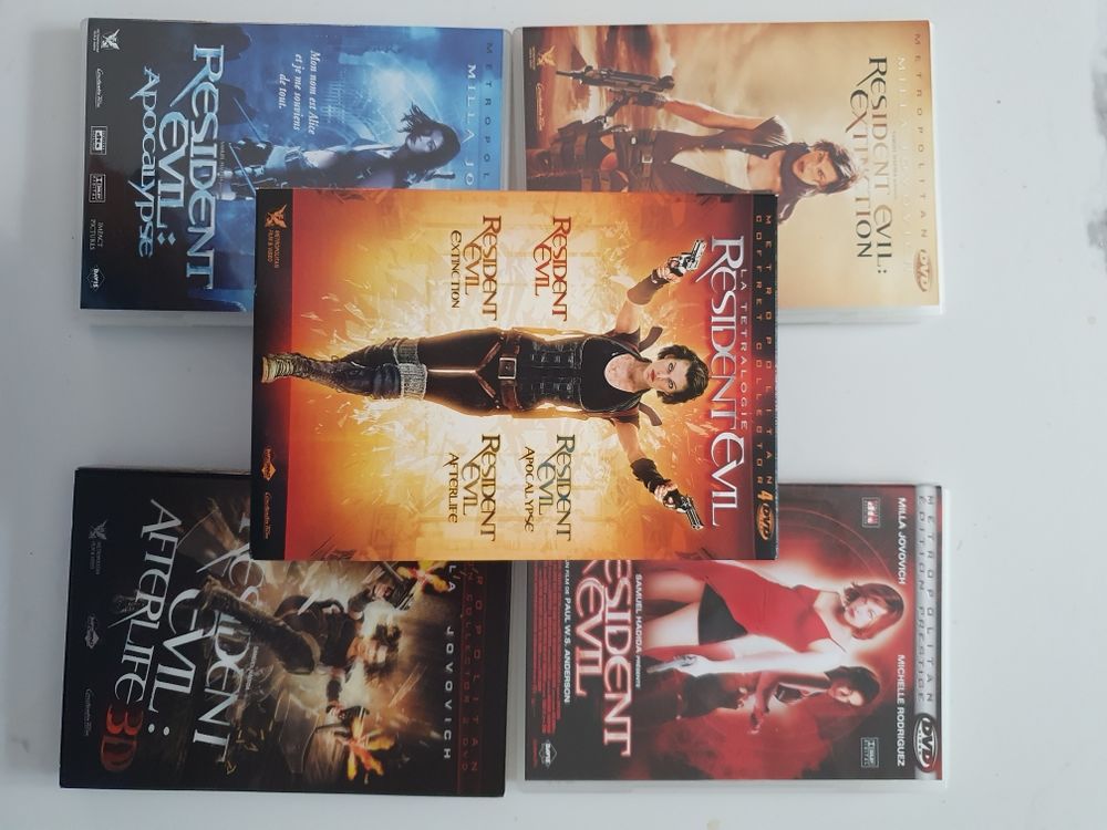 coffret 4 dvd neufs Resident Evil dont 3 D 12 Castanet-Tolosan (31)