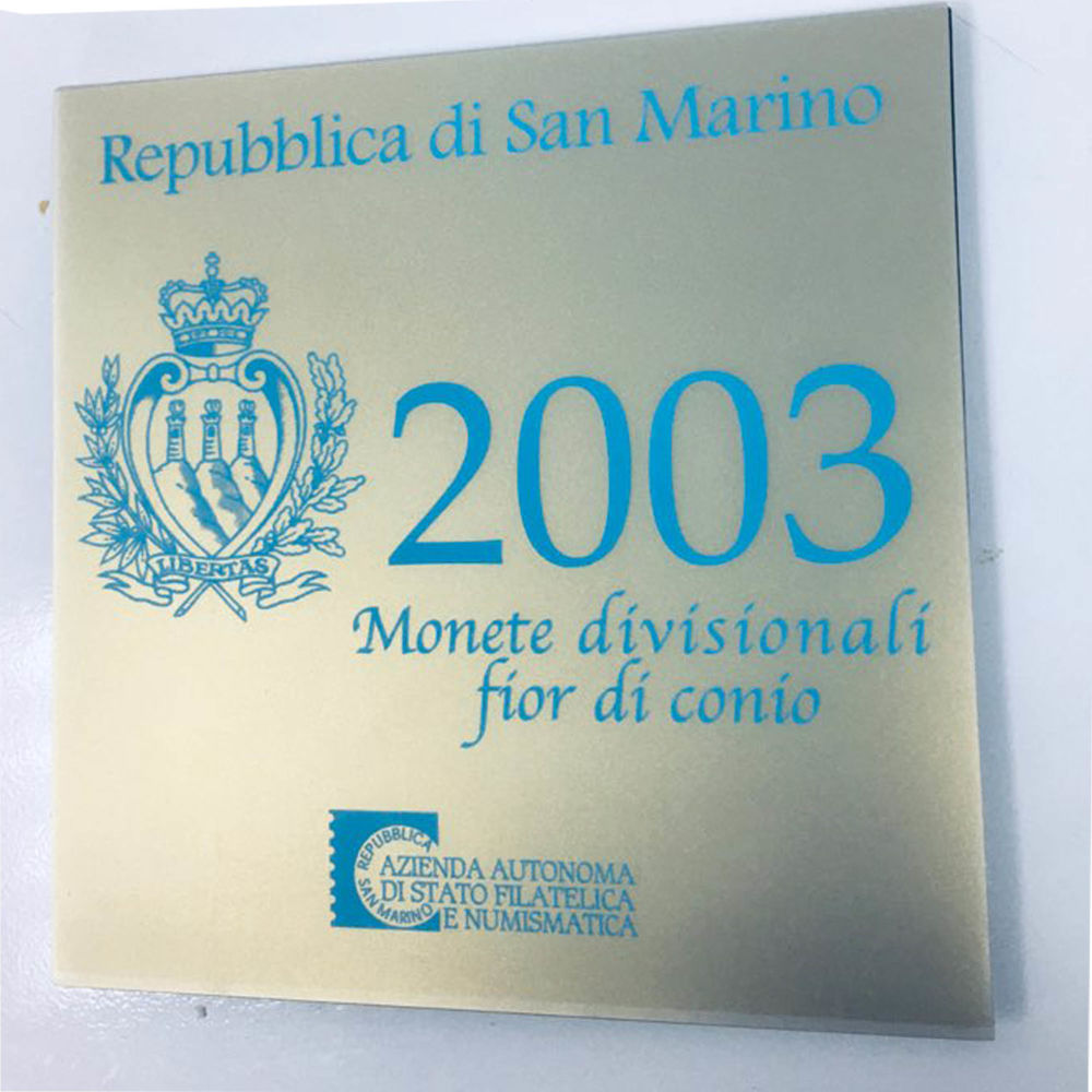 Coffret de 9 pi�ces San Marin Ann�e 2003 - 90 Vienne (38)