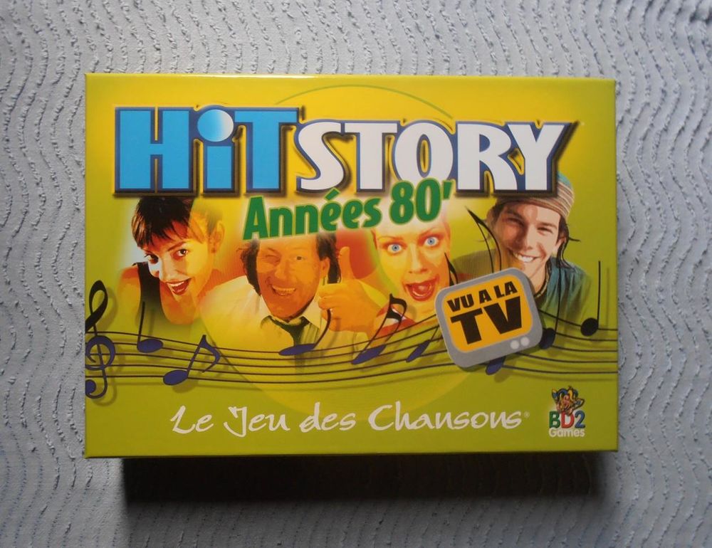 Coffret jeu de soci�t� Hit story, le jeu des chansons, Ann�e 6 Aubin (12)