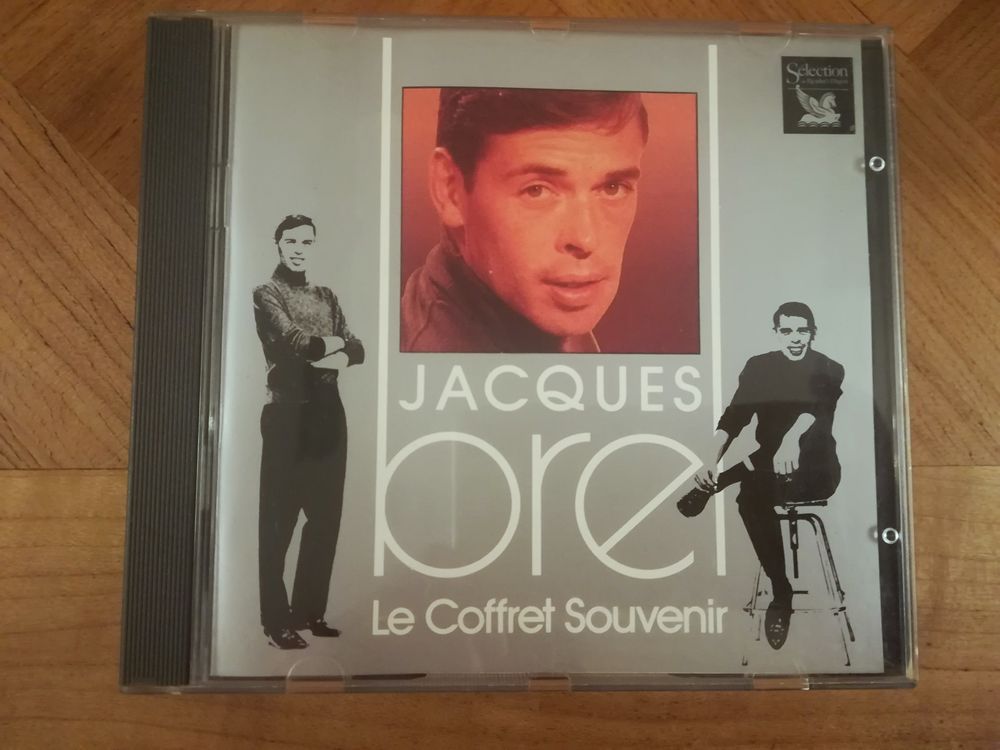 Coffret souvenir Jacques Brel 29 Nice (06)