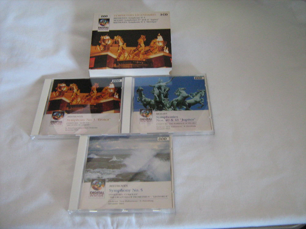 Coffret 3 CD Symphonies Légendaires 10 Cannes (06)