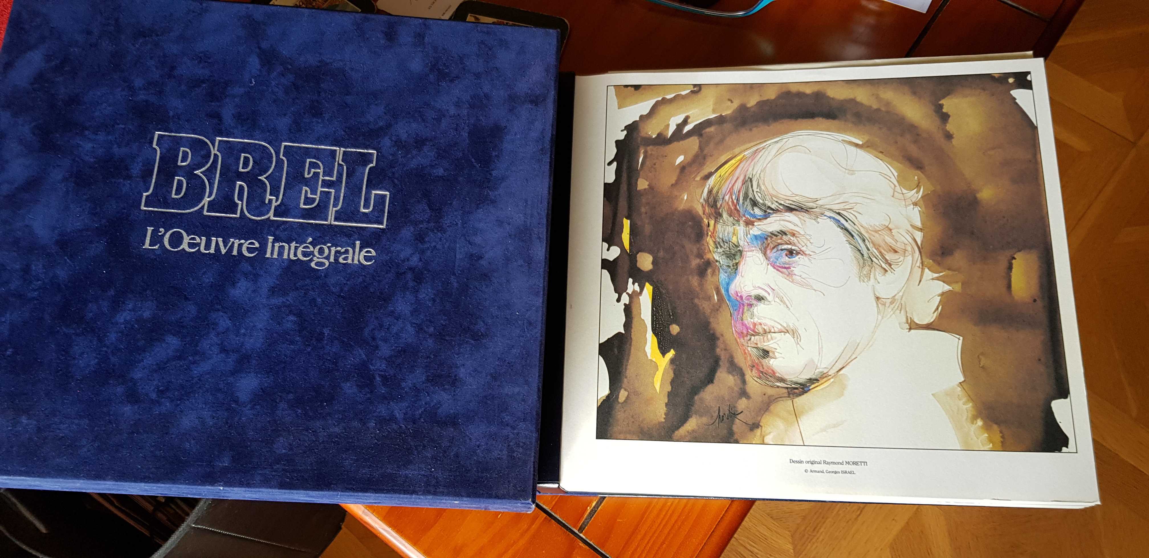 Coffret velours bleu. Brel l'int�grale . 100 Beauvallon (26)