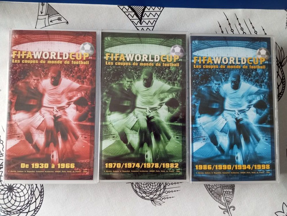 coffret box 3 vhs k7 vid�o fifa foot world cup l'int�grale 9 Toul (54)