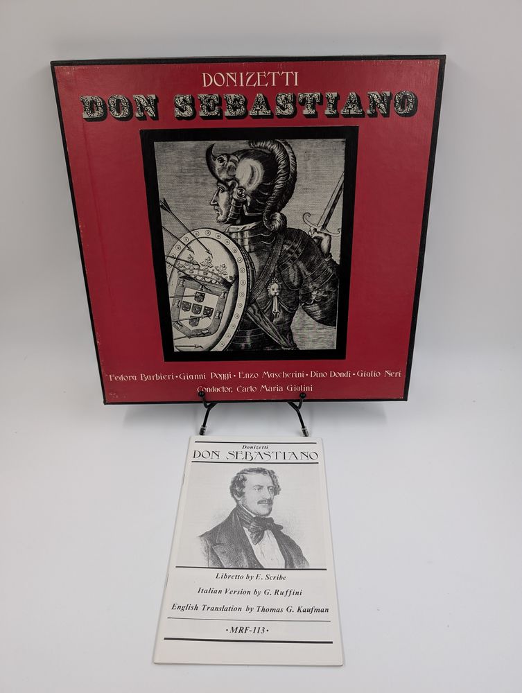 Coffret Vinyle 33 tours Donizetti : Don Sebastiano 7 Vulbens (74)